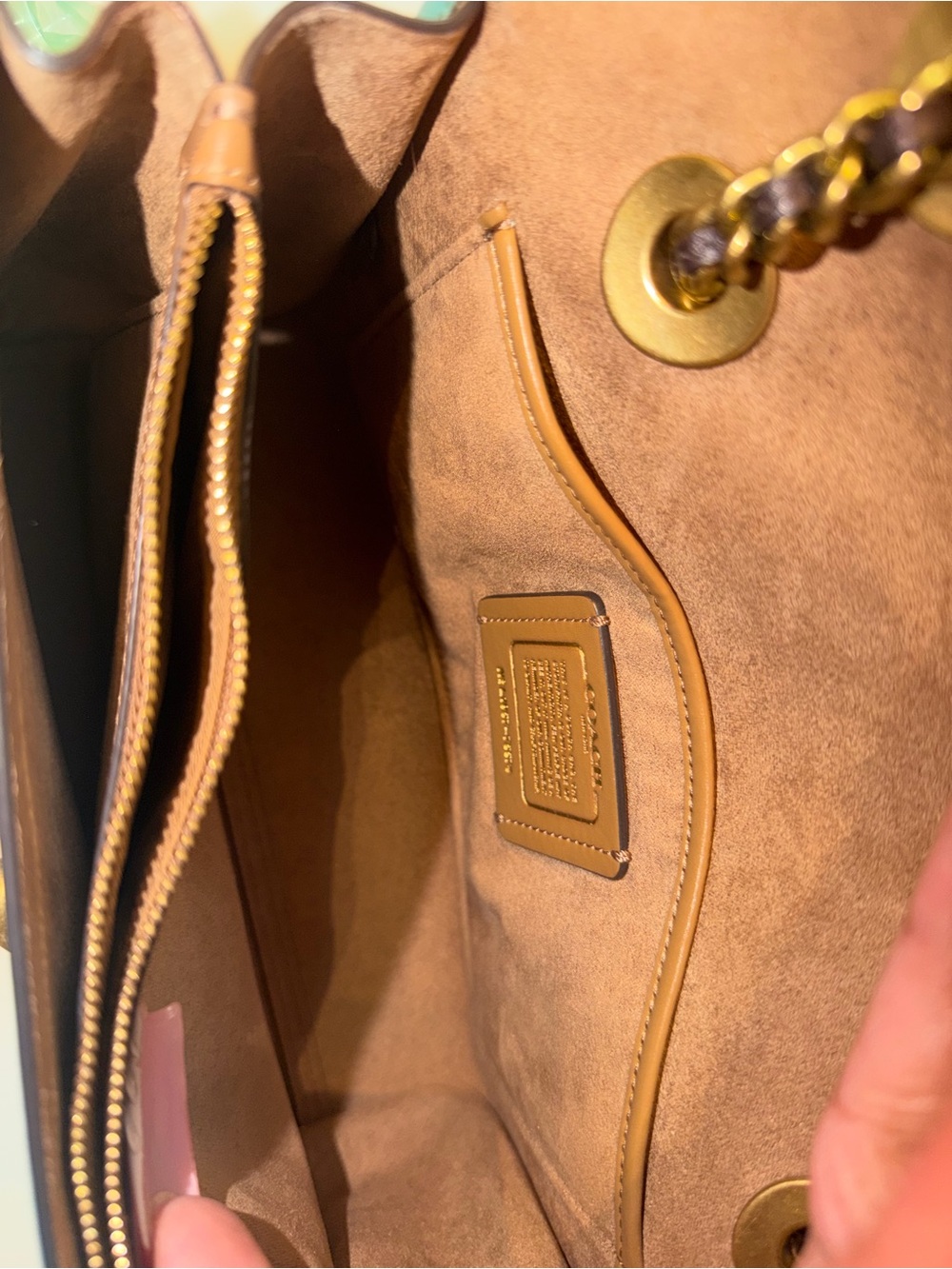 Coach Madison Color-block Chain Bag - Picture 13 of 13